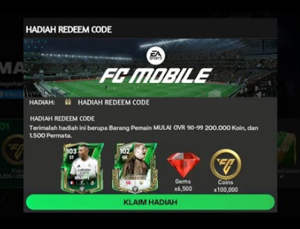 29 Desember! Klaim Kode Redeem FC Mobile Terbaru
