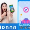 Saldo DANA gratis hanya scan barcode