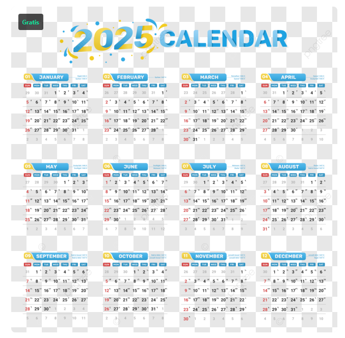 Link Download Kalender 2025 Lengkap, Gratis! Link Download Kalender 2025 Lengkap, Gratis!