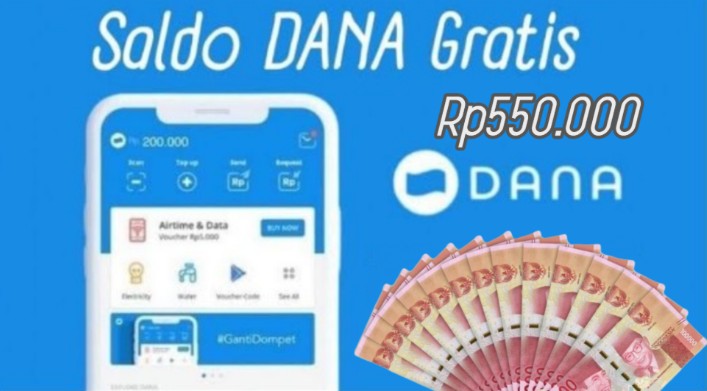 Saldo DANA gratis dari Aplikasi Penghasil uang Resmi siap di KLAIM.