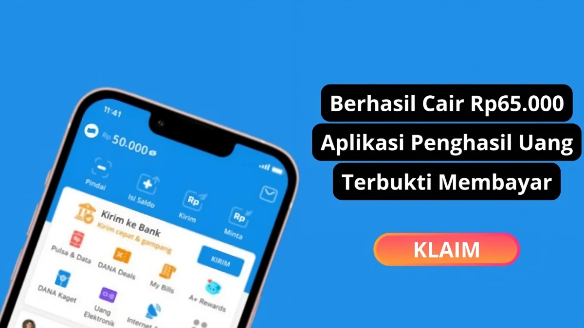Berhasil Cair Rp65.000 di Aplikasi Penghasil Uang Terbukti Membayar Berhasil Cair Rp65.000 di Aplikasi Penghasil Uang Terbukti Membayar