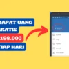 Cara Rahasia Dapat Uang Gratis Rp198.000 Setiap Hari Modal Internet dan HP