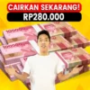 Cara Dapat Rp280.000 dari Aplikasi Uang Gratis Tercepat 2024