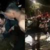 Pemotor Alami Laka Tunggal Akibat Proyek Galian Kabel di Tamansari, Warganet: Jalan Gelap Lubang Terbuka!. (X / habiflane)