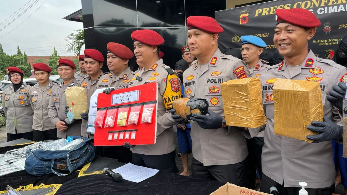 Polres Cimahi Bongkar 41 Kasus Narkoba Selama Oktober-Desember, Barang Bukti Capai Rp5 Miliar Sat Res Narkoba Polres Cimahi/