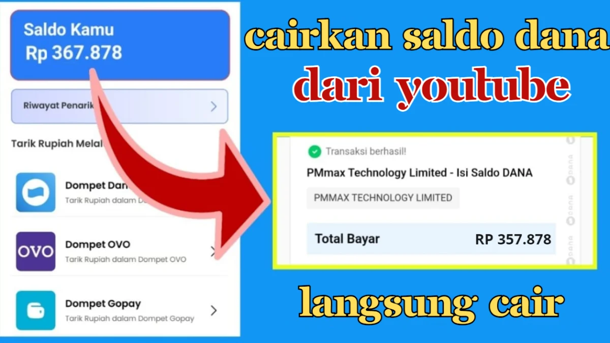Cairkan Saldo DANA Gratis Rp357.878 dari Nonton YouTube, ini Caranya Siapa yang tidak kenal YouTube, aplikasi ini bukan hanya sekadar tempat hiburan, tapi juga bisa menjadi ladang saldo DANA gratis.