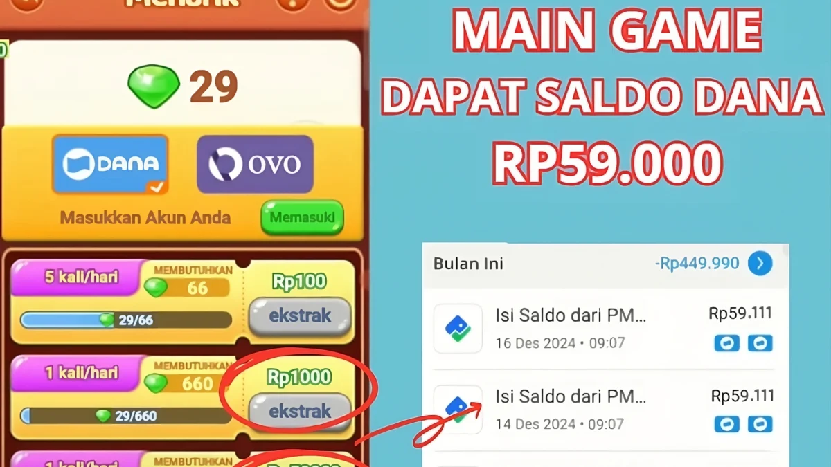 Main Game ini Dijamin Dapat Saldo DANA Gratis Rp59.000, Cek Aplikasinya Main Game ini Dijamin Dapat Saldo DANA Gratis Rp59.000, Cek Aplikasinya