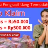 Ayo Klaim Rp50.000/Tugas Cair Tiap Hari di Aplikasi Penghasil Uang Termudah 2024 