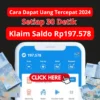 Setiap 30 Detik Cair Saldo hingga Rp197.578, Ini Cara Dapat Uang Tercepat 2024