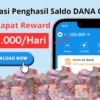 Hanya LOGIN untuk Reward Saldo Rp200.000/Hari Gratis ke Ewallet DANA