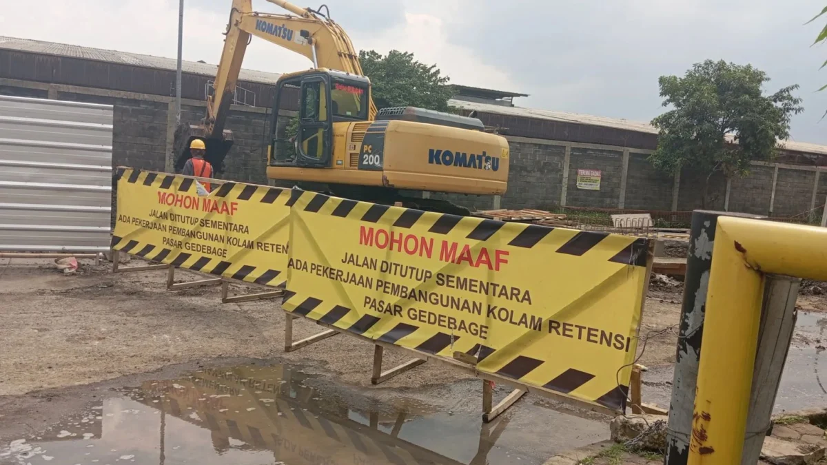 DSDABM Kota Bandung Optimis, Proyek Pengerjaan Kolam Retensi Gedebage Rampung di Akhir Tahun 2024 Foto ilustrasi proyek pengerjaan kolam retensi Gedebage (Jabarekspres)