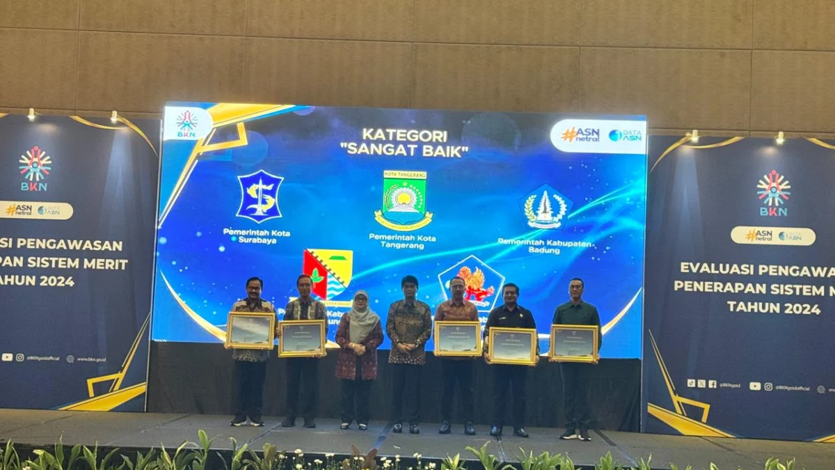 Pemkab Bandung Raih Penghargaan Merit Sistem Terbaik dari BKN, Ini Kata Kang DS