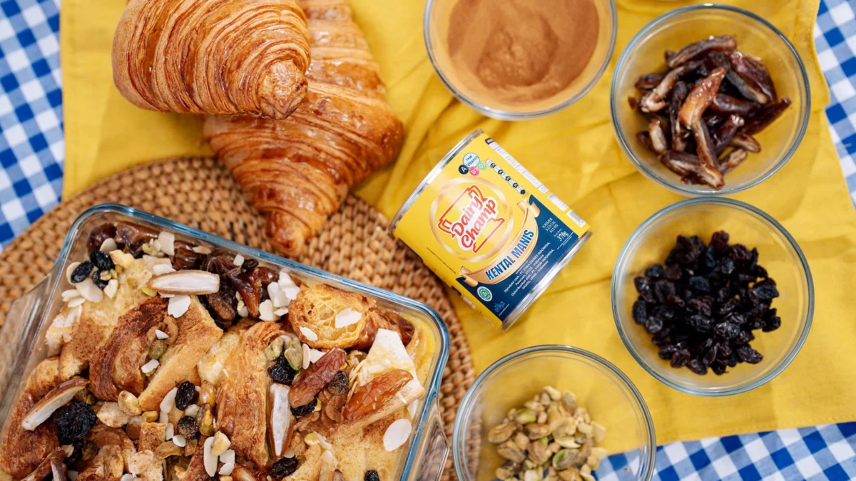 Cek Resep Bread Pudding ala Dairy Champ untuk Sambut Momen Spesial Nataru Lebih Nikmat dan Bermakna