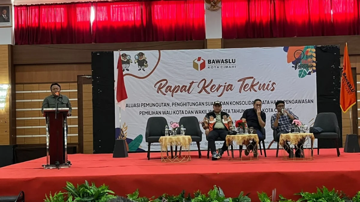 Meski ada Temuan Teknis, Bawaslu Cimahi Sebut Pilkada 2024 Berjalan Lancar Rapat Kerja Teknis, Bawaslu Evaluasi Pilkada Cimahi 2024 (mong)