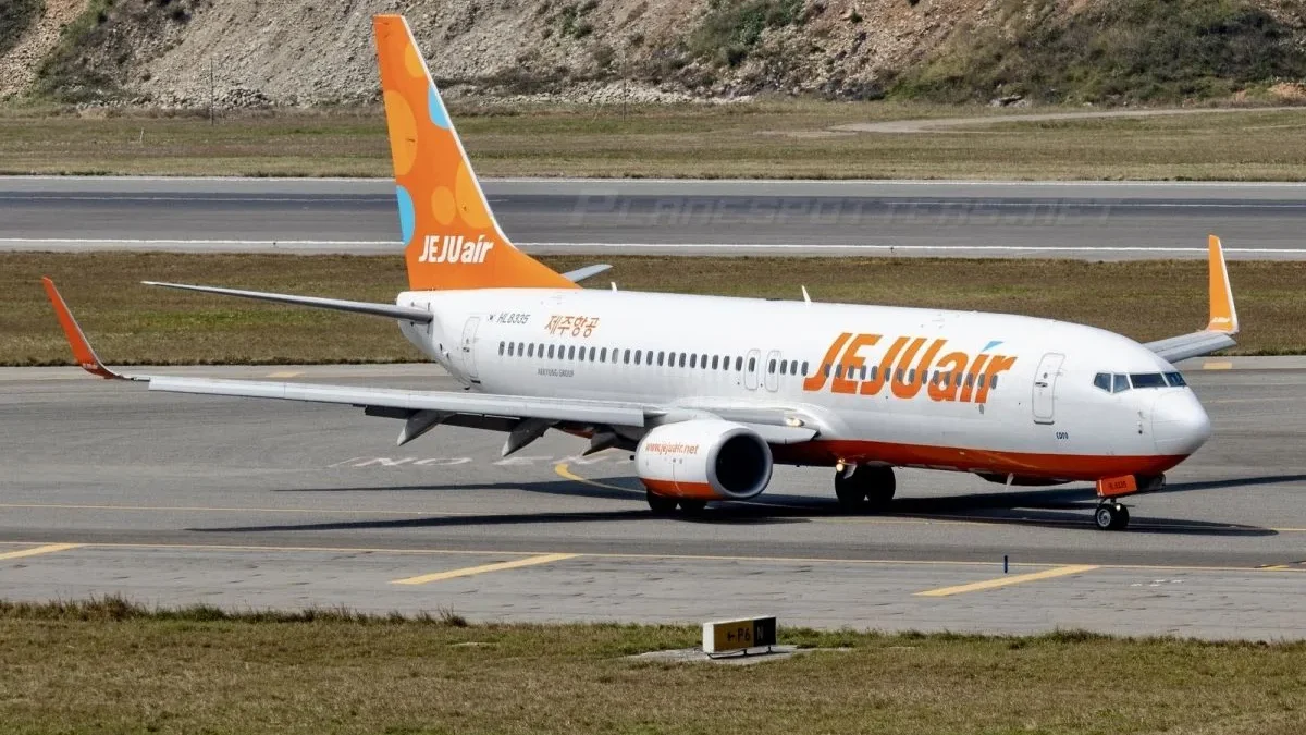 Pesawat terbang Jeju Air Boeing 737-800. (Foto/ANTARA)