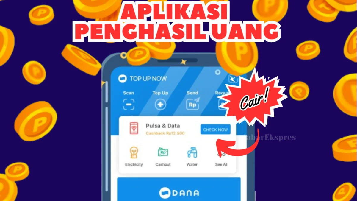 Berhasil Cair Rp422.000 Saldo E-Wallet Via Aplikasi Penghasil Uang Viral KLAIM Sekarang! Rp345.000 Langsung Cair Ke Rekening Lewat Aplikasi Penghasil Uang