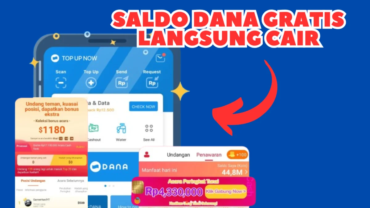 Saldo DANA Gratis Harian Rp120.000 Langsung Cair Ke Rekening Lewat Ini Saldo DANA Gratis Harian Rp120.000 Langsung Cair Ke Rekening Lewat Ini