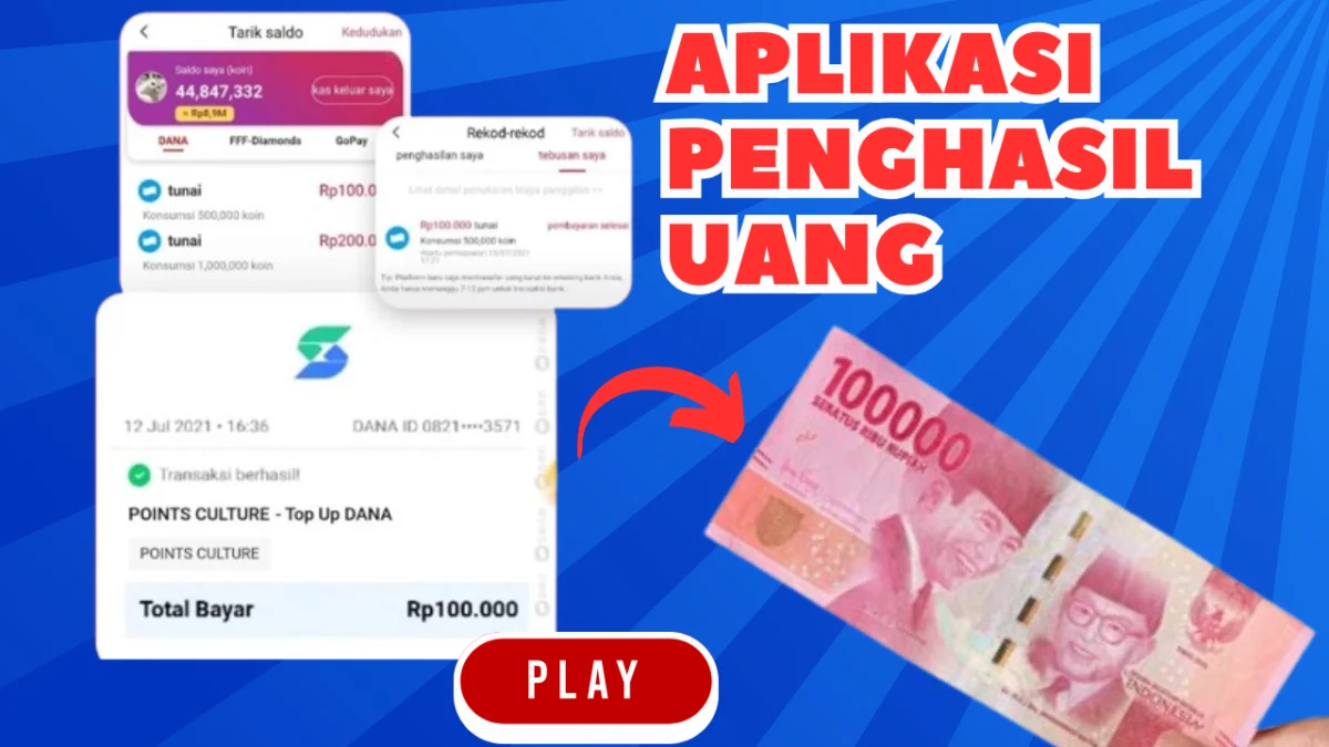 Cuma Main Aplikasi Penghasil Uang Cair Hingga Rp100.000 Sehari, Ini Cara Dapatkannya Cuma Main Aplikasi Penghasil Uang Cair Hingga Rp100.000 Sehari, Ini Cara Dapatkannya
