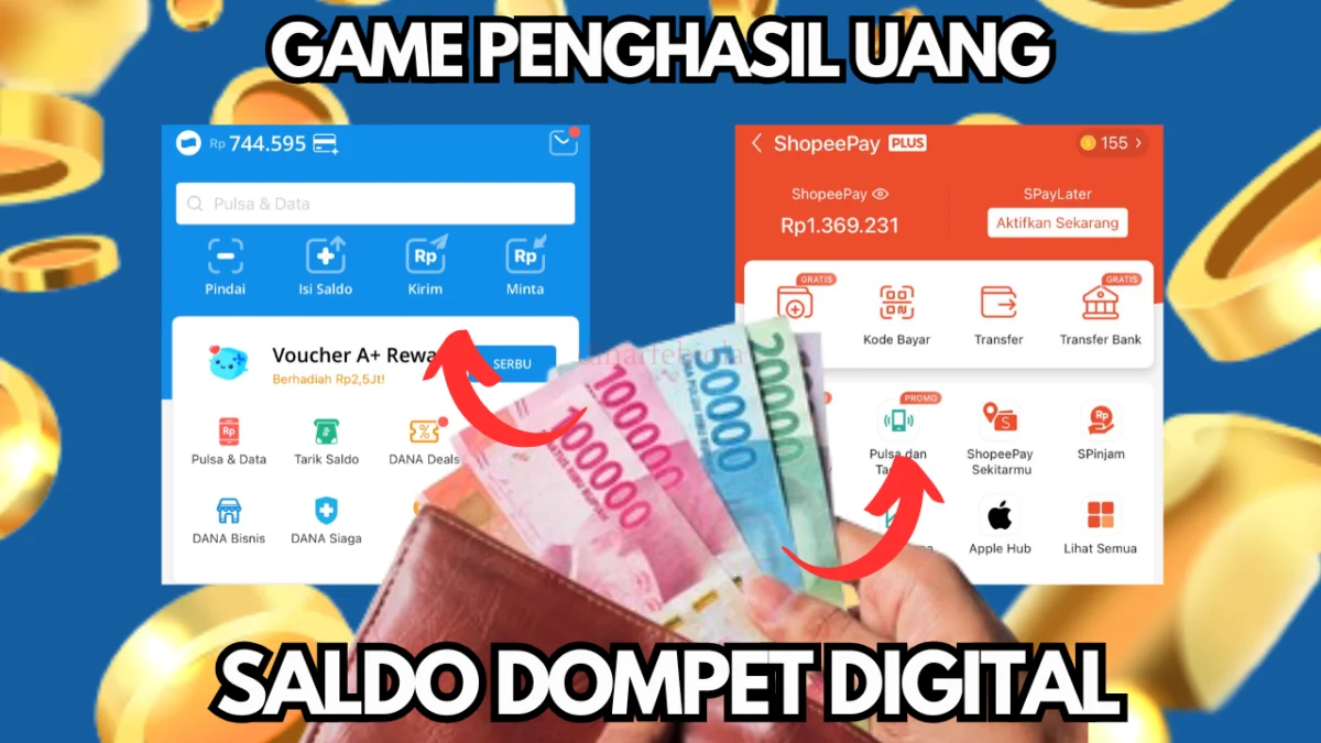 KLAIM Saldo Dompet Digital Rp40.000/Hari Hitungan Menit Cair di Game Penghasil Uang