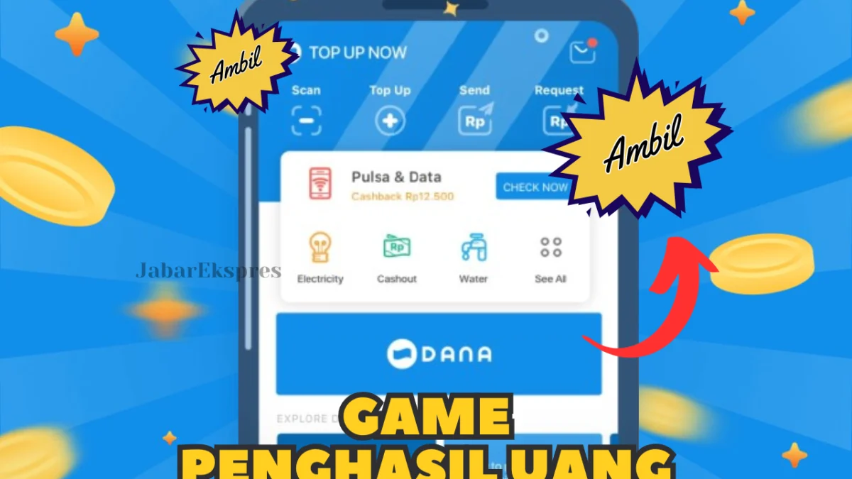 1 Hari Cair Rp200.000 Saldo EWallet, Install dan Daftar Game Penghasil Uang Viral