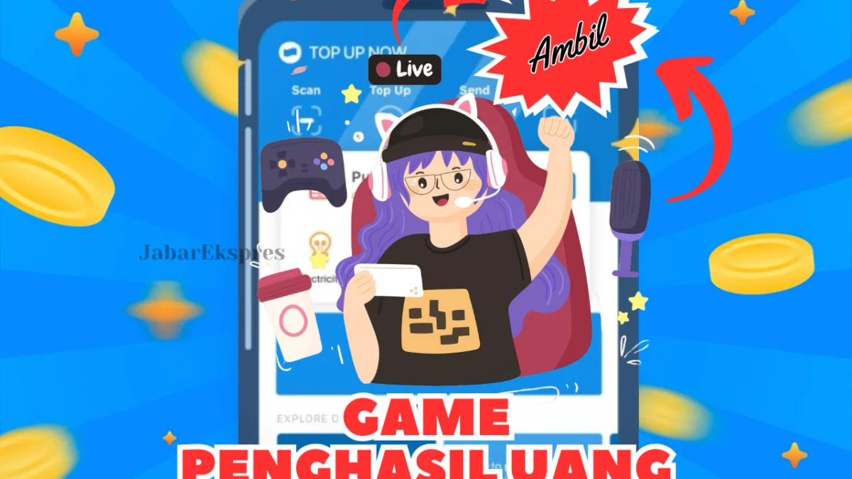 Cair Saldo EWallet Cukup Modal Hp & Kuota Lewat Game Penghasil Uang