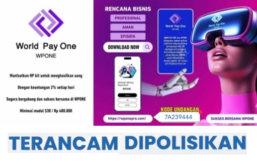 Aplikasi WPONE Terancam Dipolisikan! Bagaimana Nasib Aset Para Korban?