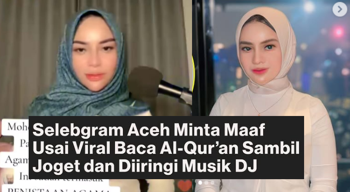 Viral! Selebgram Mira Ulfa Bacakan Ayat Al-Qur'an Sambil Live Musik DJ, Benarkah Penistaan Agama? Ini Klarifikasinya Mira Ulfa Baca Al-Qur'an Sambil Live Musik DJ, Ini Klarifikasinya