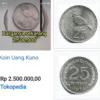 Harga Koin 25 Rupiah 1971 Ini Bisa Dijual Hingga Rp2,5 Juta, Benarkah?