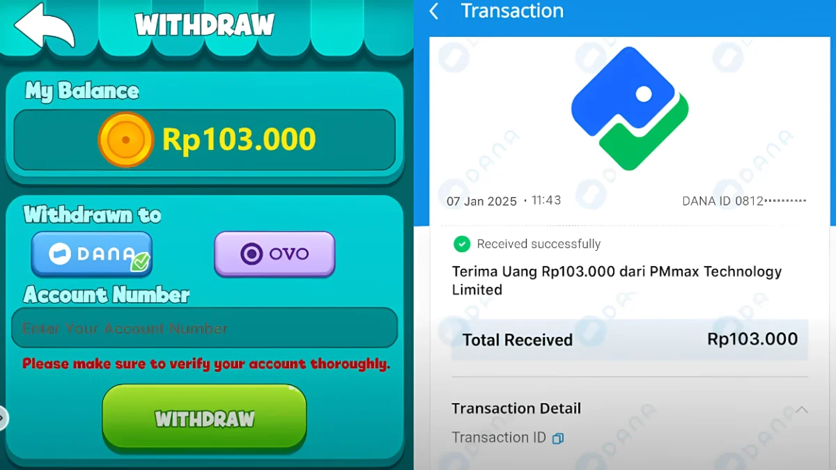 Langsung Cair Saldo Gratis Rp103.000, Begini Cara Mendapatkannya Melalui Aplikasi Penghasil Uang Langsung Cair Saldo Gratis Rp103.000, Begini Cara Mendapatkannya Melalui Aplikasi Penghasil Uang