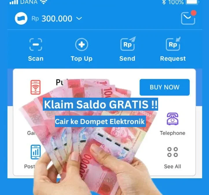 Dapatkan Saldo Gratis Rp114.000 dalam 1 Jam Cukup Main Game Sederhana Dapatkan Saldo Gratis Rp114.000 dalam 1 Jam Cukup Main Game Sederhana