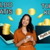 DApat saldo gratis hanya dengan tukar koin di aplikasi game.