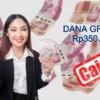 DAna Gratis cair hingga Rp350.000 untuk pendaftar baru.