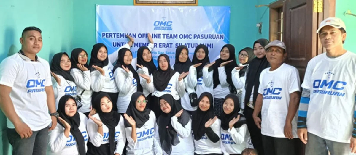 Salah satu acara yang digealr tim Aplikasi OMC di daerah.