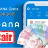 Saldo DANA gratis Rp150.000 Cair tiap hari di aplikasi ini.