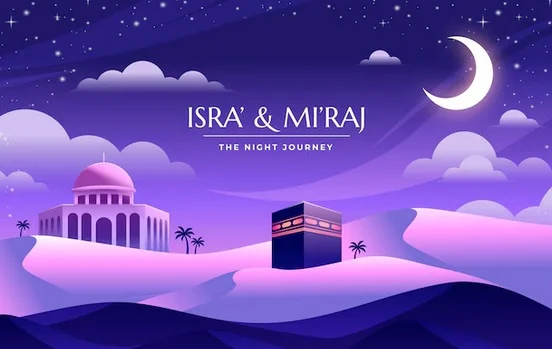 ILUSTRASI Naskah Khutbah Jumat tentang isra Miraj.