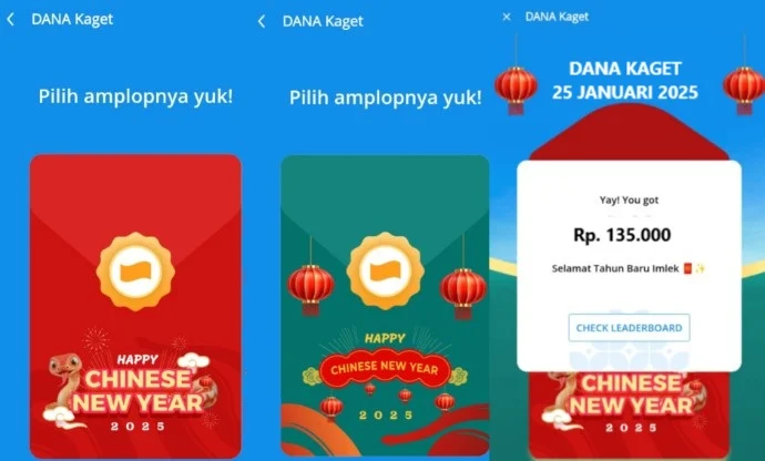 Link DANA kaget spesial Imlek hanya dengan buka angpau