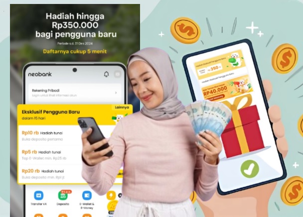 Daftar 5 Menit Dapat Dana Gratis Rp350.000 Khusus Pengguna Baru, Ini Nama Aplikasinya Reward Dana gratis khusus pengguna Baru