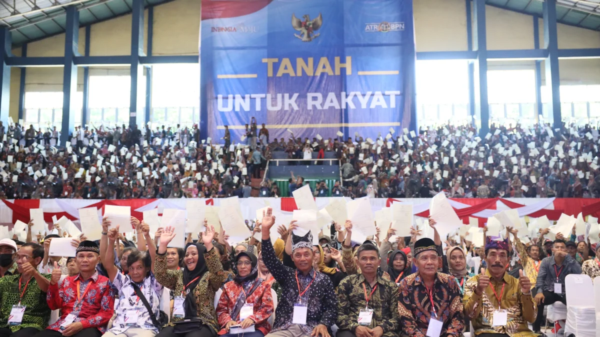 Sejak 2017, PTSL Daftarkan 74,9 Juta Bidang Tanah di Indonesia Kementerian Agraria dan Tata Ruang/Badan Pertanahan Nasional (ATR/BPN)