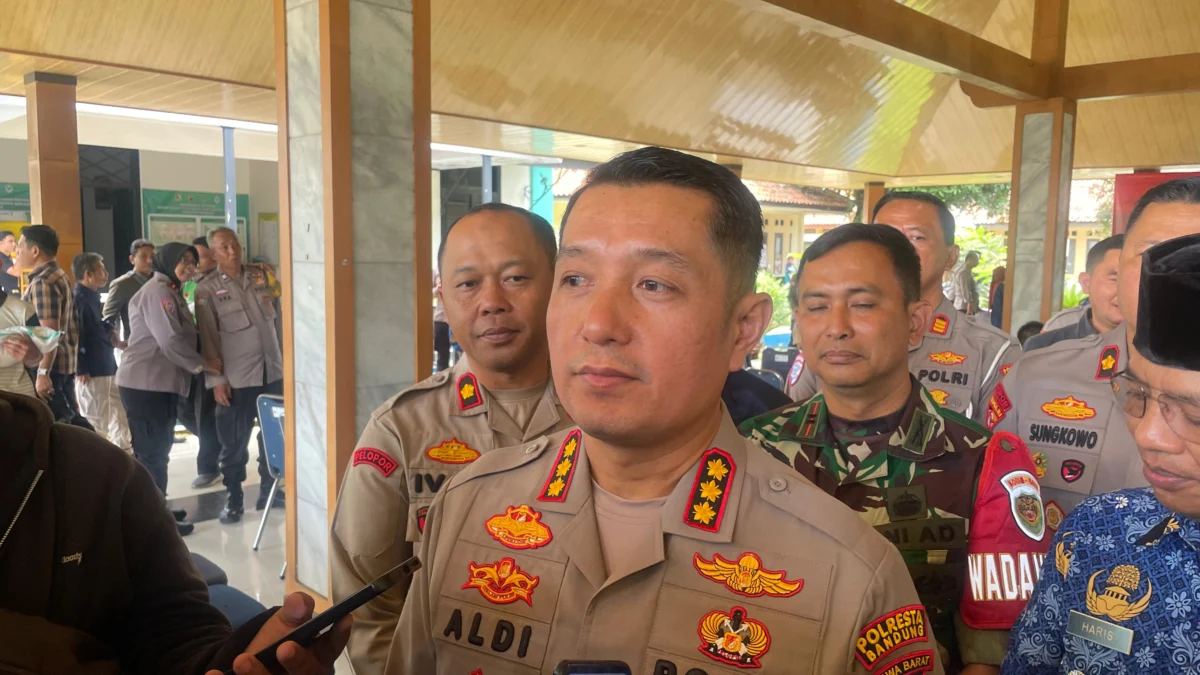 Kapolresta Bandung, Kombes Pol Aldi Subartono saat ditemui di Soreang, Jumat (17/1). Foto Agi / Jabar Ekspres