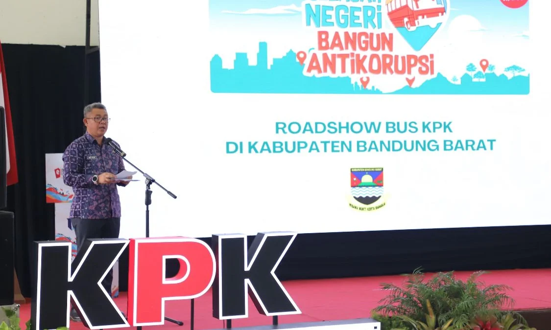 KPK saat melakukan roadshow ke Kantor Pemda Kabupaten Bandung Barat, pada Agustus 2024 lalu. Dok Jabar Ekspres/wit