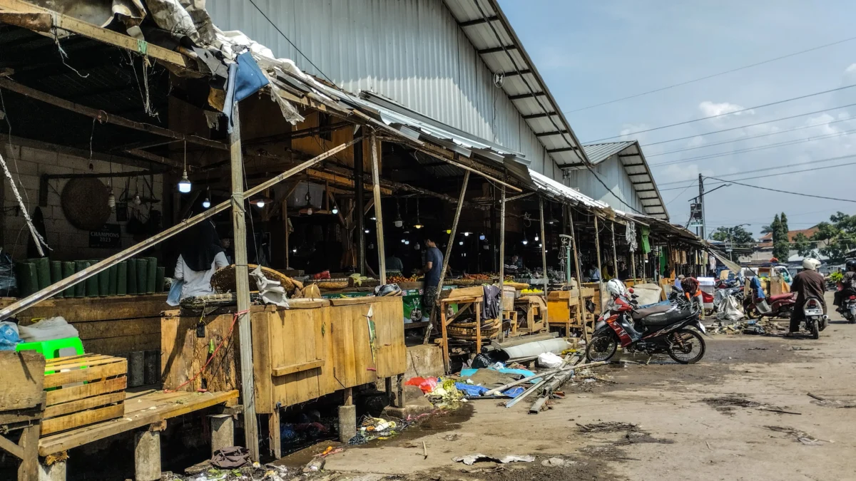 SEPI: Situasi dan kondisi pasar induk Gedebage, Kota Bandung, Sabtu (25/1). Foto: Dimas Rachmatsyah / Jabar Ekspres