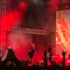 Grup band Burgerkill sukses riuhkan lapangan Pussenif PPI Kota Bandung, dalam gelaran Supermusic United Day 8, Minggu (26/1).