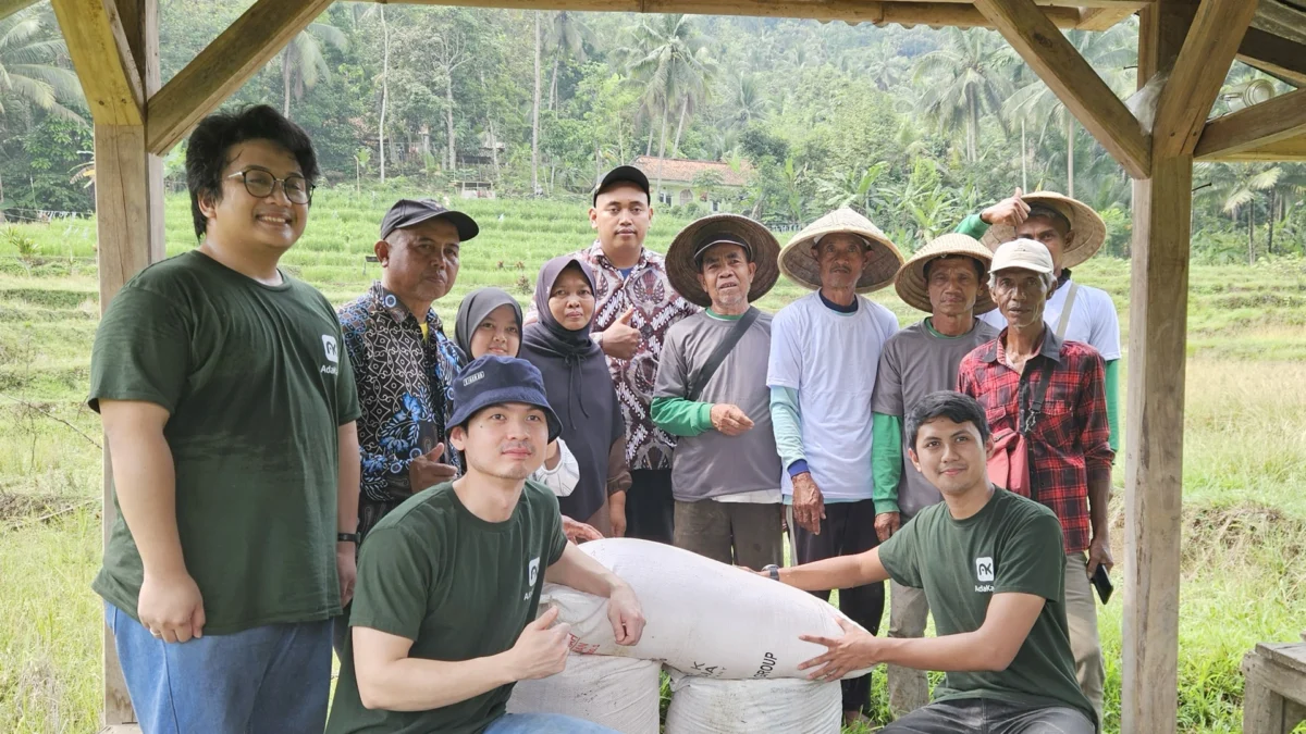 Peduli Pemberdayaan UMKM, AdaKami Berikan Permodalan Kepada Petani di Ciamis