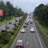Situasi lalu lintas di jalan tol Pasteur, Kota Bandung, Rabu (29/1). Foto: Dimas Rachmatsyah / Jabar Ekspres