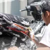 Tips mencuci sepeda motor