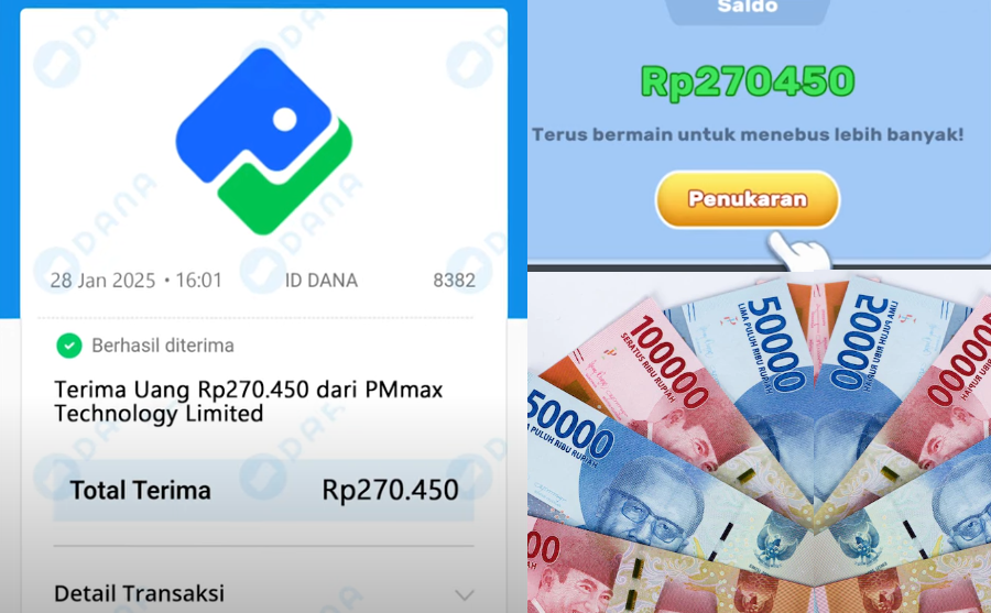 Langsung Cuan Rp270.450 di Game Penghasil Saldo Dana 2025