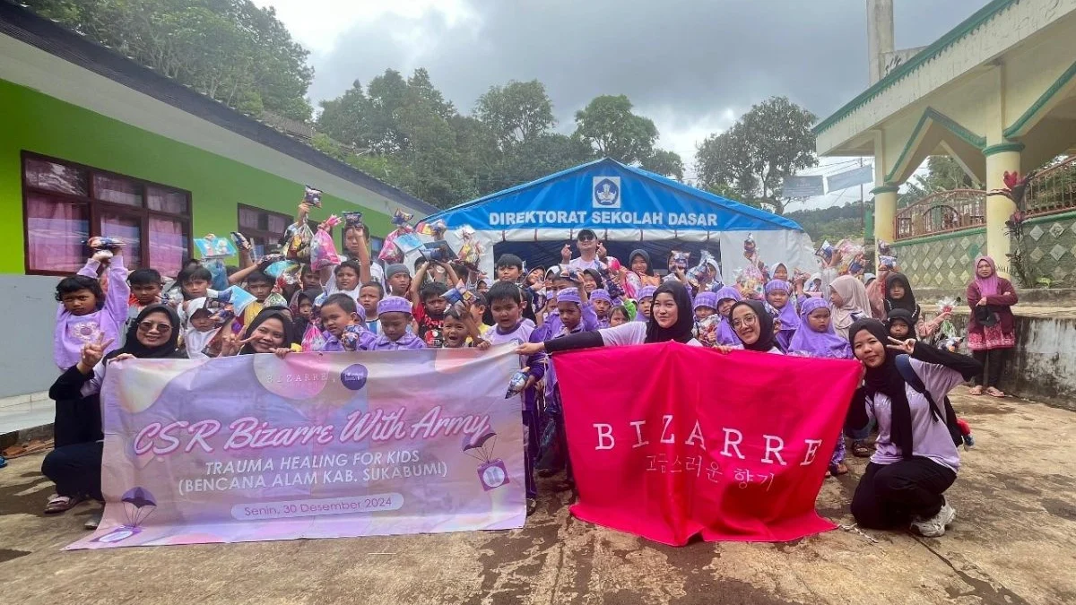 CSR Brand Bizarre dan Army Sukabumi Lakukan Aksi Peduli Korban Bencana Longsor