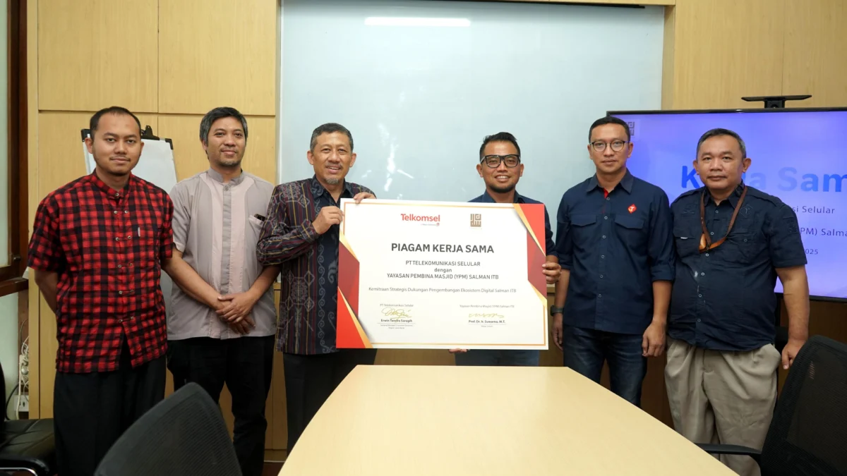 Telkomsel Berikan CSR Pengembangan Ekosistem Digital Salman ITB: Dukung Seruan Semangat Memberi Dampak Positif