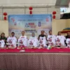 Panitia Penyelenggara BSF CGM 2025 saat menggelar jumpa pers di Vihara Dhanagun, Suryakencana, Kota Bogor pada Senin (21/01). (Yudha Prananda / Jabar Ekspres)