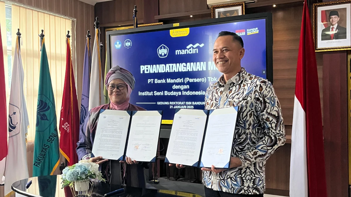 Perluas Layanan di Sektor Pendidikan, Bank Mandiri Layanan Transaksional Institut Seni Budaya Indonesia (ISBI) Bandung